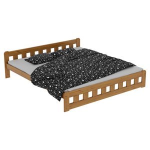Maxi Zvýšená postel z masivu Nikola 160 x 200 cm - barva Dub ROŠT ZDARMA
