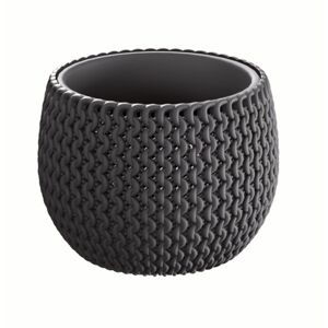 PRO Květináč s vkladem SPLOFY BOWL antracit 18cm