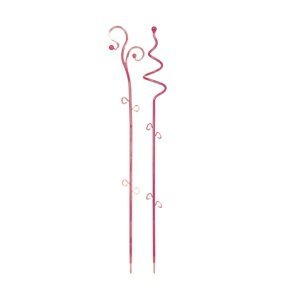 PRO Podpěra na orchidej DECOR I růžová transparentní 58,5 cm