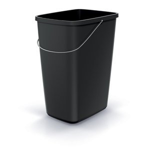 PRO Odpadkový koš COMPACTA Q basic recyklovaný černý, objem 12l
