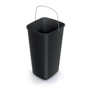 PRO Odpadkový koš COMPACTA Q basic recyklovaný černý, objem 25l