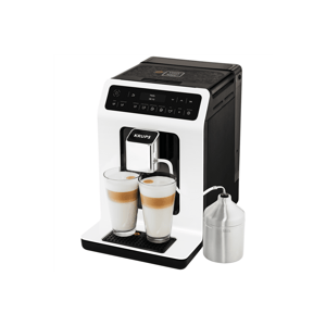 Automatický kávovar Krups Evidence EA891110 bílý s nádobkou na mléko