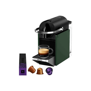 Kapslový kávovar KRUPS Nespresso Pixie Redesign XN306310 Zelený/Černý