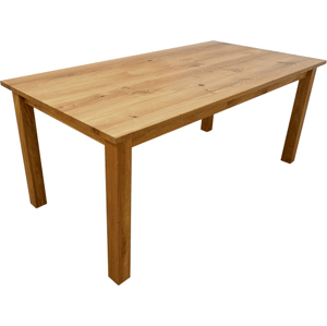 Jídelní stůl Massivo 180, divoký dub, masiv (180x90 cm) - BAZAR