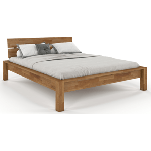 Dubová postel Massivo Style 140x200 cm, dub, masiv