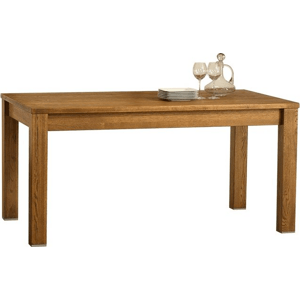 Jídelní stůl 160, Atena-tmavá, dub (160x90 cm)