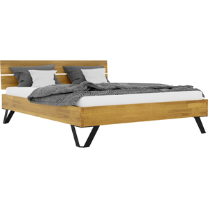 Dubová postel Tero Style 180x200 cm, dub, masiv