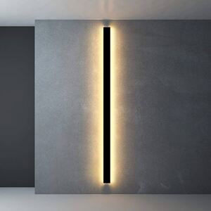 Černé LED moderní nástěnné svítidlo strip 30W Z 100cm/8cm IP65 CCT