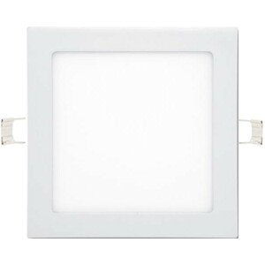 Bílý vestavný LED panel 225x225mm 18W denní bílá