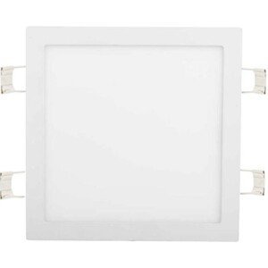 Stmívatelný bílý vestavný LED panel 300x300mm 24W teplá bílá