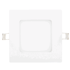 Stmívatelný bílý vestavný LED panel 120x120mm 6W teplá bílá