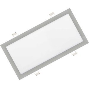 Stmívatelný stříbrný vestavný LED panel 300x600mm 30W denní bílá