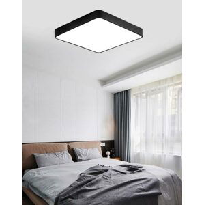 Černý designový LED panel 400x400mm 24W denní bílá