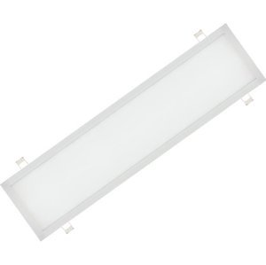 Stmívatelný bílý vestavný LED panel 300x1200mm 48W teplá bílá