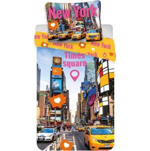 Jerry Fabrics Dětské povlečení 140x200 + 70x90 Times Square