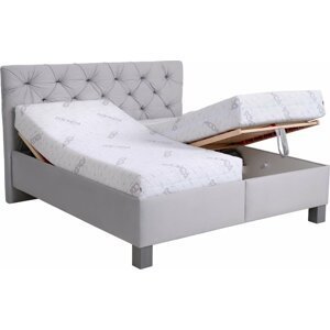 Čalouněná postel Jadranka s úložným prostorem Rozměr: 160x200 cm, Potahová látka: ALFA8, Výška korpusu: 31 cm