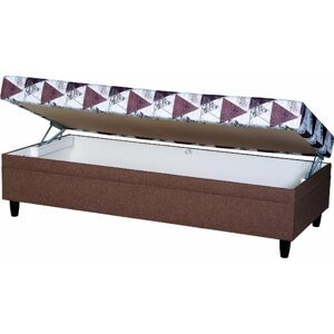 Čalouněná postel NEO s úložným prostorem a matrací Rozměr: 80x200 cm, Potahová látka: ALFA8