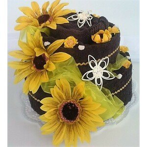 VER Textilní dort dvoupatrový slunečnice