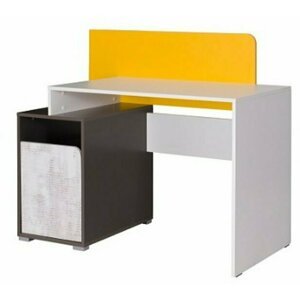 Pc stolek BORIS 8, grafit/žlutá