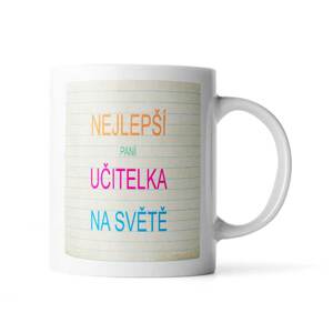 Hrnek Nejlepší paní učitelka na světě - 200 ml - espresso
