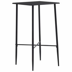 Barový stůl 60x60cm Dekorhome Černá,Barový stůl 60x60cm Dekorhome Černá