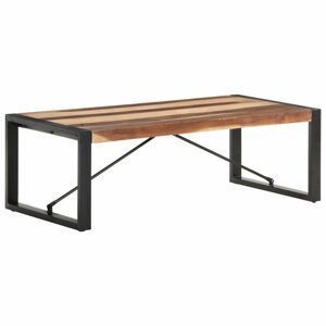 Konferenční stolek hnědá / černá Dekorhome Sheeshamové dřevo,Konferenční stolek hnědá / černá Dekorhome Sheeshamové dřevo