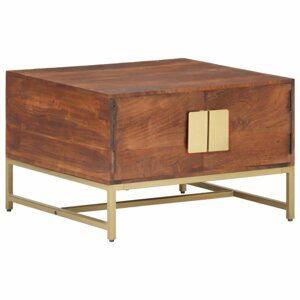 Konferenční stolek dřevo / kov Dekorhome Akácie,Konferenční stolek dřevo / kov Dekorhome Akácie