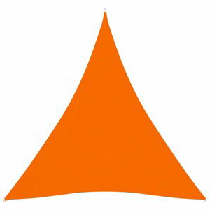 Stínící plachta trojúhelníková 4x4x4 m oxfordská látka Dekorhome Oranžová,Stínící plachta trojúhelníková 4x4x4 m oxfordská látka Dekorhome Oranžová