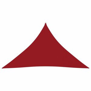 Stínící plachta trojúhelníková 5 x 5 x 6 m oxfordská látka Dekorhome Červená,Stínící plachta trojúhelníková 5 x 5 x 6 m oxfordská látka Dekorhome Červ