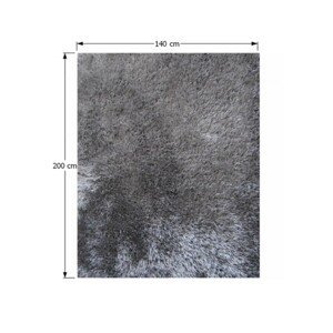 Shaggy koberec KAVALA šedý 140x200 cm,Shaggy koberec KAVALA šedý 140x200 cm