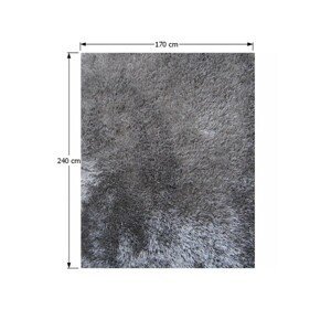 Shaggy koberec KAVALA šedý 170x240 cm,Shaggy koberec KAVALA šedý 170x240 cm