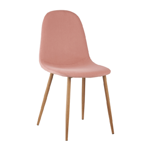 Jídelní židle LEGA samet / kov Růžová,Jídelní židle LEGA samet / kov Růžová