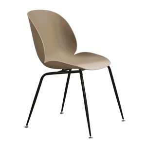 Jídelní židle SONAIA plast / kov Béžová,Jídelní židle SONAIA plast / kov Béžová
