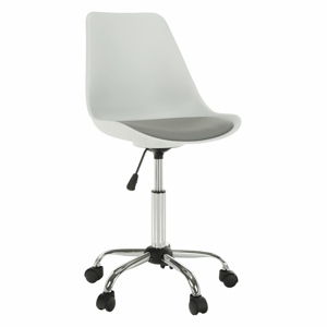 Kancelářská židle DARISA NEW bílá / šedá,Kancelářská židle DARISA NEW bílá / šedá