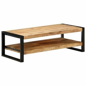 Konferenční stolek dřevo / kov Dekorhome Mangovníkové dřevo,Konferenční stolek dřevo / kov Dekorhome Mangovníkové dřevo
