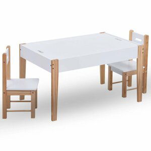 Dětský set s tabulovým stolem MDF Dekorhome,Dětský set s tabulovým stolem MDF Dekorhome