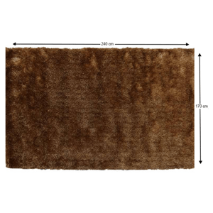 Shaggy koberec DELAND hnědozlatá 170x240 cm,Shaggy koberec DELAND hnědozlatá 170x240 cm