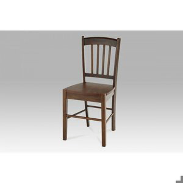 Jídelní židle AUC-005 masivní dřevo Ořech,Jídelní židle AUC-005 masivní dřevo Ořech