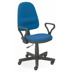 Kancelářská židle BRAVO látka / plast Modrá,Kancelářská židle BRAVO látka / plast Modrá
