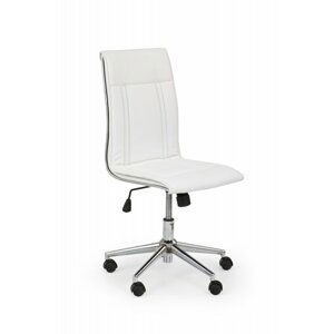 Kancelářská židle PORTO ekokůže / chrom Bílá,Kancelářská židle PORTO ekokůže / chrom Bílá