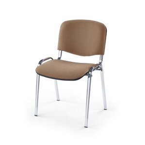 Konferenční židle ISO látka / kov Béžová,Konferenční židle ISO látka / kov Béžová