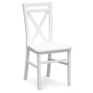 Dřevěná židle DARIUSZ 2 Bílá,Dřevěná židle DARIUSZ 2 Bílá