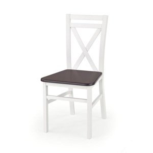 Dřevěná židle DARIUSZ 2 Ořech / bílá,Dřevěná židle DARIUSZ 2 Ořech / bílá