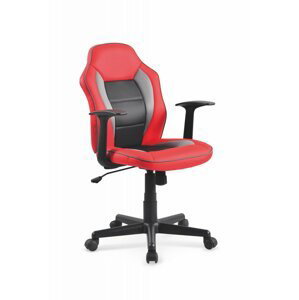 Dětská židle NEMO červená / černá Halmar