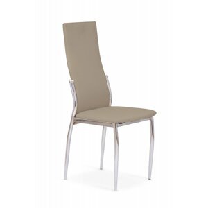 Jídelní židle K3 eko kůže / chrom Cappuccino,Jídelní židle K3 eko kůže / chrom Cappuccino