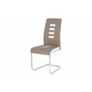 Jídelní židle DCL-961 eko kůže / chrom Cappuccino,Jídelní židle DCL-961 eko kůže / chrom Cappuccino