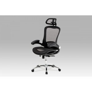 Kancelářská židle KA-A185 látka / kov Černá,Kancelářská židle KA-A185 látka / kov Černá