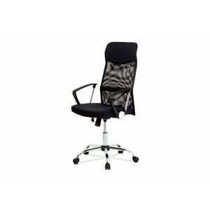 Kancelářská židle KA-E301 látka / kov Černá,Kancelářská židle KA-E301 látka / kov Černá