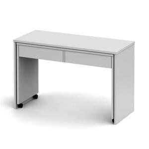 Rozkládací PC stůl se šuplíky, bílá, Versal NEW 0000111607 Tempo Kondela