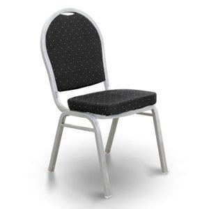 Stohovatelná židle JEFF 2 NEW Černá,Stohovatelná židle JEFF 2 NEW Černá